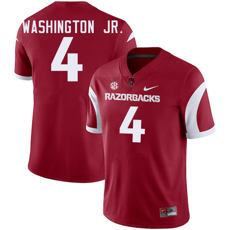 #4 Mike Washington Jr. Arkansas Jersey,Arkansas Razorbacks College Football Jerseys Stitched-Retro C  #4 Mike Washington Jr. Arkansas Jersey,Arkansas Razorbacks College Football Jerseys Stitched-Retro C